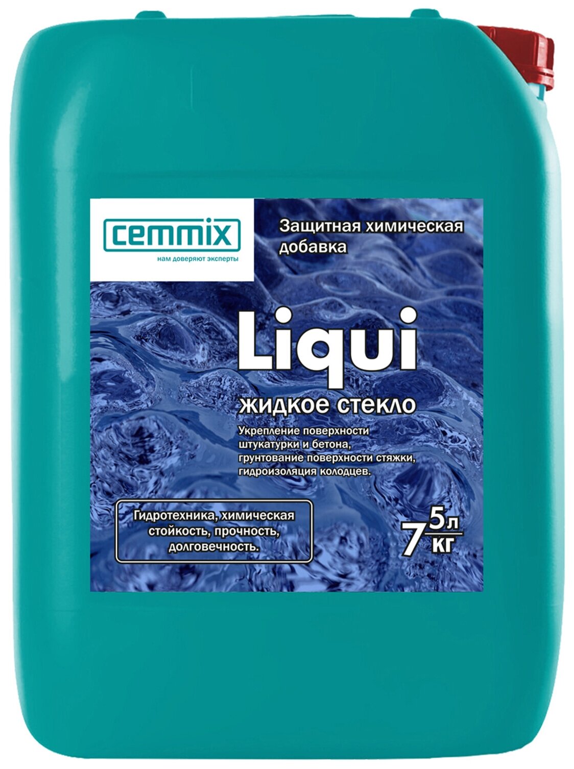 Стекло жидкое Liqui, 7 кг Cemmix - фото №1