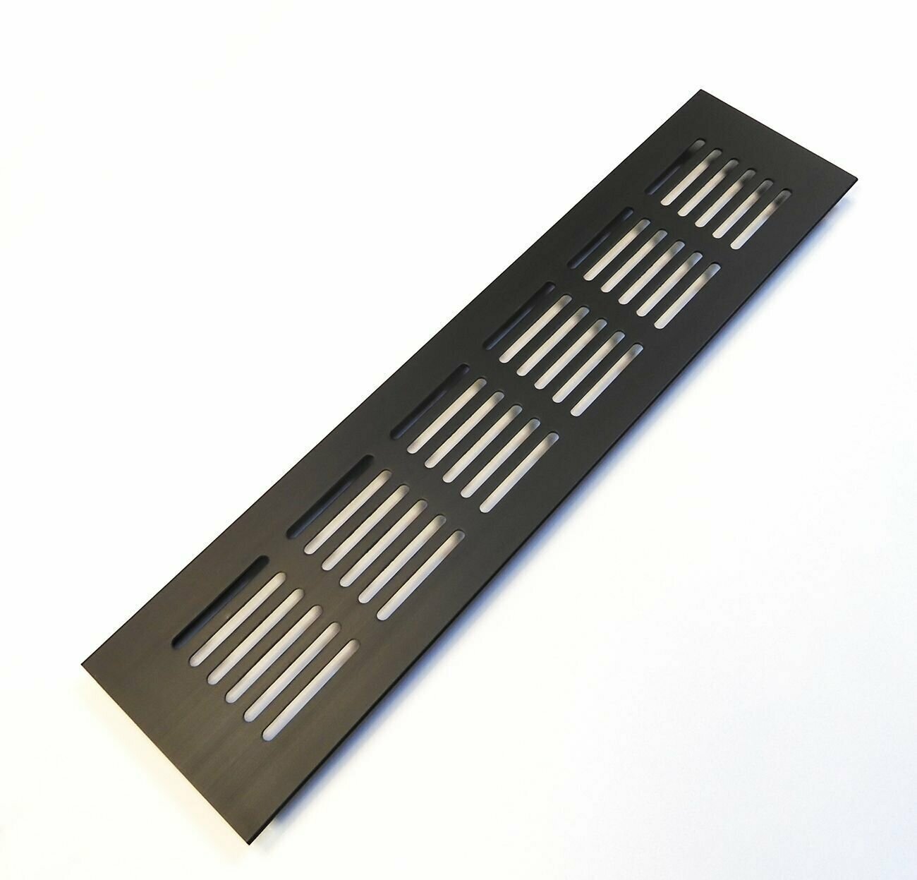 Лот 2 шт: Вентиляционная решетка 250 х 60 мм, алюминий, черная - фотография № 2