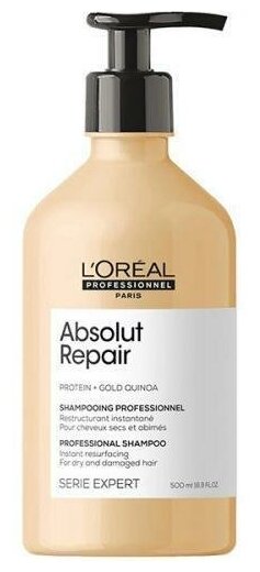 L'Oreal Professionnel Шампунь Serie Expert Absolut Repair для восстановления поврежденных волос, 500мл