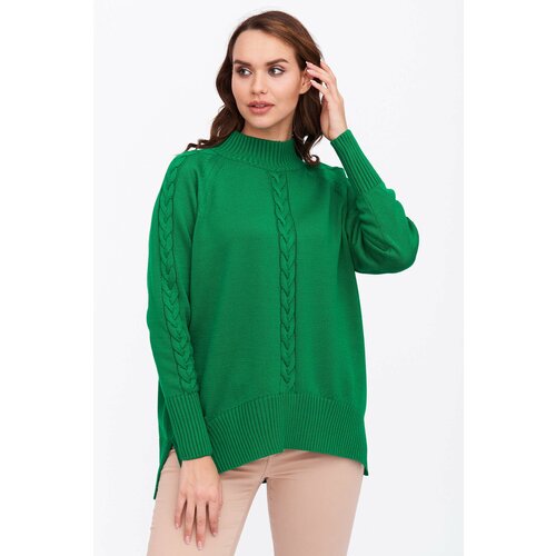 Джемпер Текстильная Мануфактура, размер 54/56, зеленый