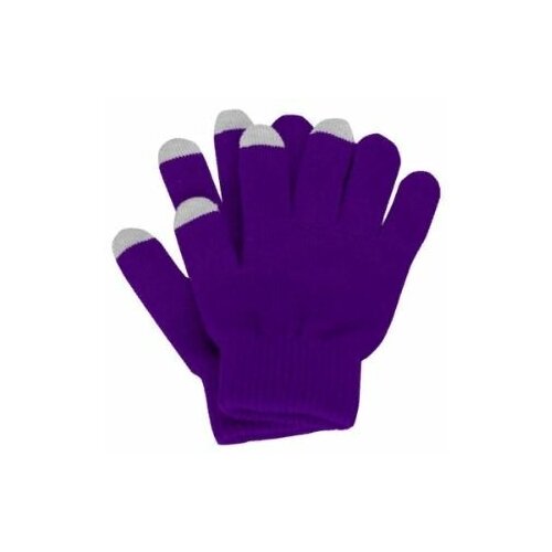 Перчатки для сенсорных экранов фиолетовые