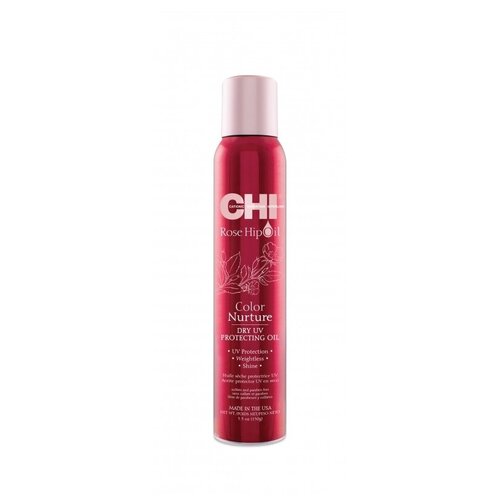 Масло для волос сухое Chi Rose Hip Oil Dry Uv Protecting Oil финишное с экстрактом шиповника 150 мл