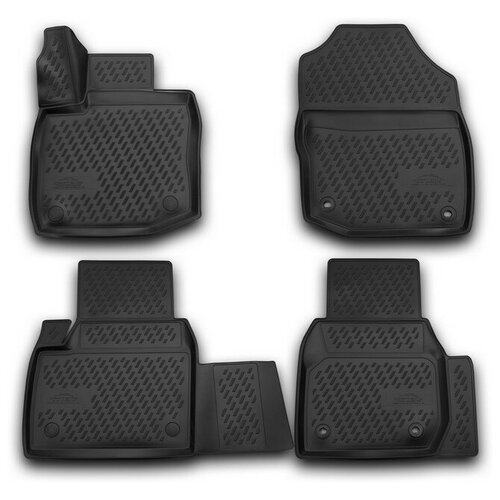 фото Коврики 3d в салон honda civic 5d, 2012-2017, хб 4 шт. (полиуретан) carhnd00009 18021