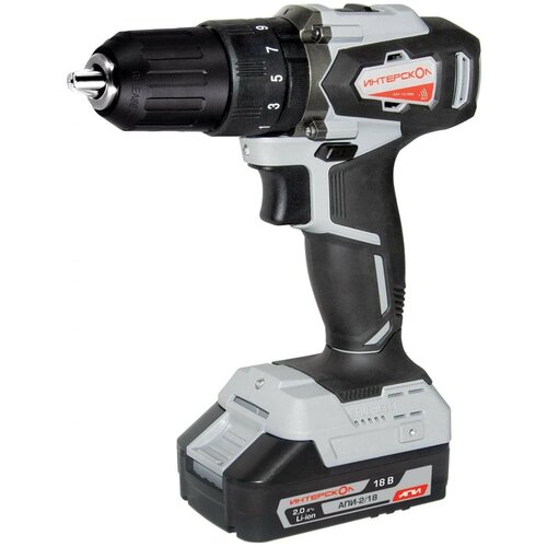 Дрель Интерскол аккумулятолрная ударная ДАУ-1318ВК 1263000₽