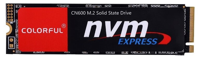 SSD диск COLORFUL CN600 M.2 2280 1TB DDR PCIe 3.0 x4 NVMe 3D-NAND TLC (CN600 1TB)