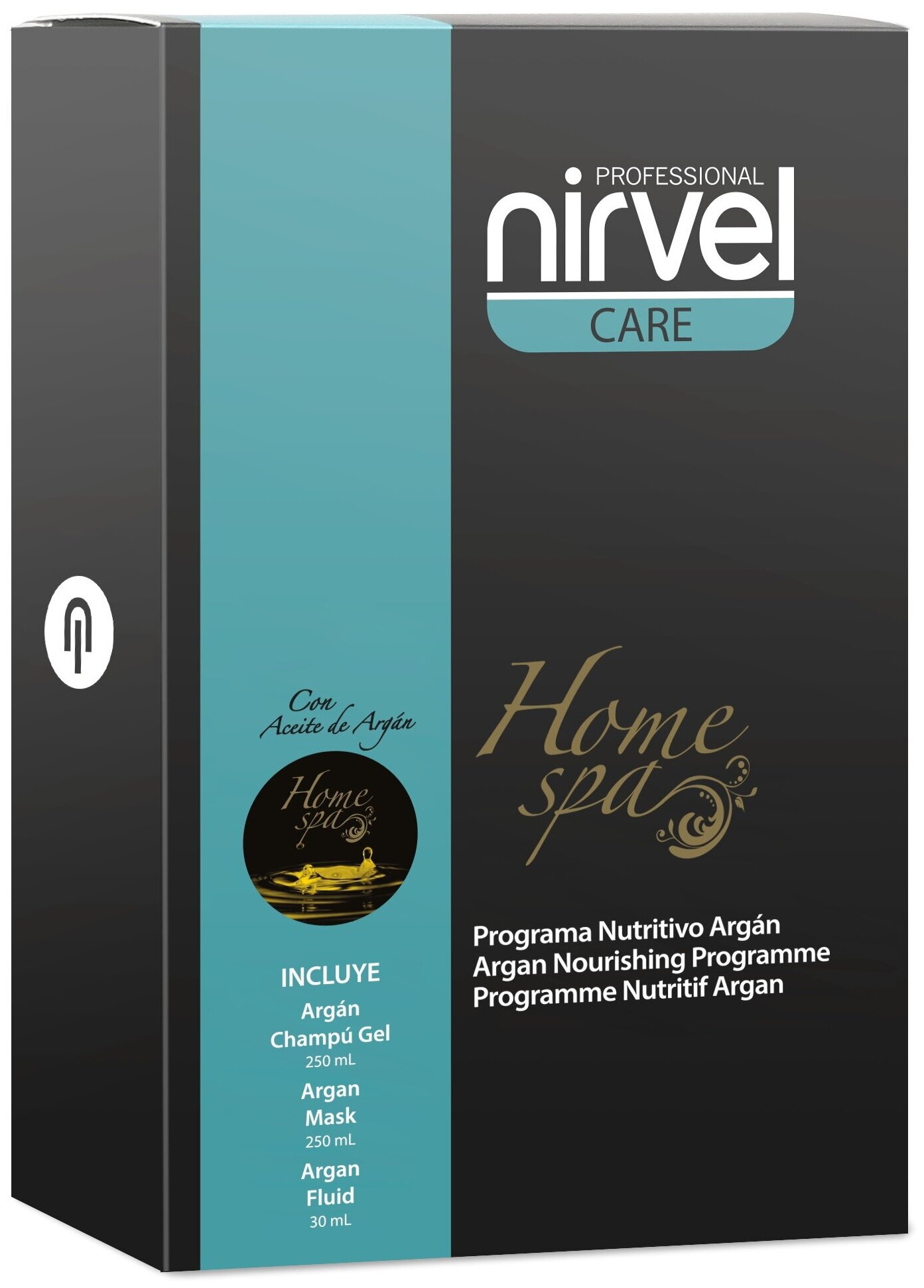 Косметический набор CARE для ухода за волосами NIRVEL PROFESSIONAL argan 2*250+30 мл