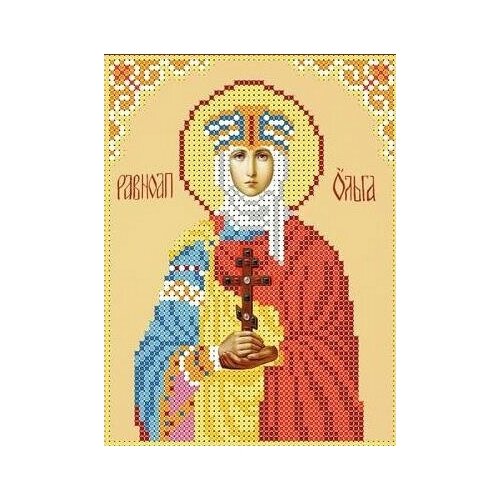 фото Набор святая ольга бисер 12,7х16,8 каролинка кбин(ч) 5036 12,7х16,8 каролинка кбин(ч) 5036)