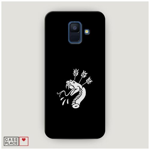 фото Чехол пластиковый samsung galaxy a6 змея со стрелами case place