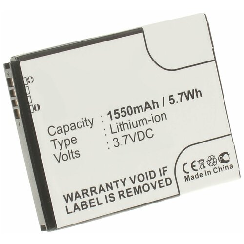 Аккумулятор iBatt iB-U1-M653 1550mAh для HTC Desire SV, T326e, Rezound, ADR6425, ADR6425LVW, Droid Incredible HD, Magni, Rezone,