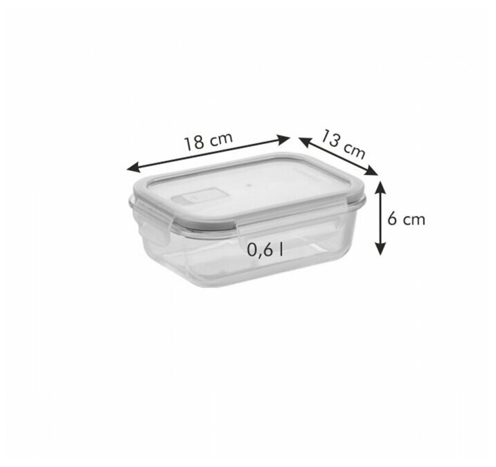 Контейнер пищевой TESCOMA Freshbox 600 мл - фотография № 11