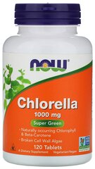 Таблетки NOW Chlorella 1000 мг, 210 г, 1000 мг, 120 шт.