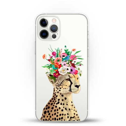 фото Силиконовый чехол леопард на apple iphone 12 pro max andy & paul