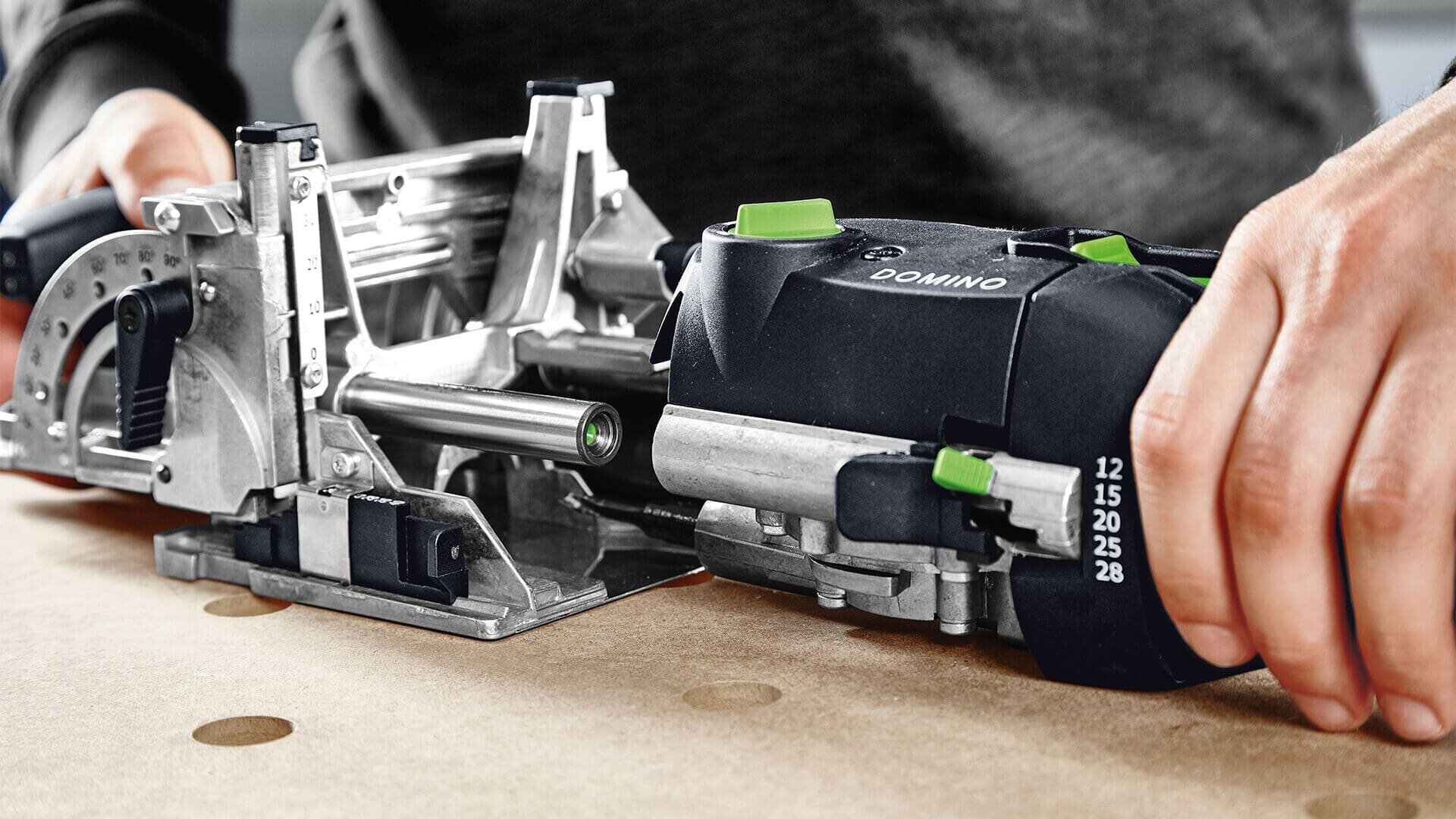 Фрезер для дюбельных соединений Festool DOMINO DF 500 Q-Set 576420 - фотография № 10