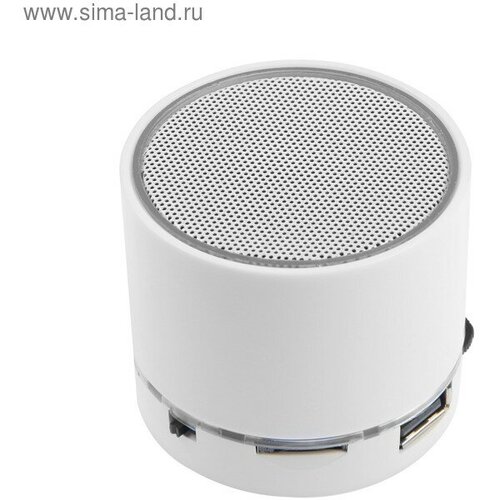 Портативная колонка Luazon Hi-Tech18 3 Вт 520 мАч microSD USB белая 78200₽