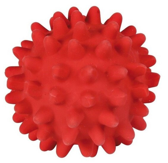Trixie Игрушка для собак Мяч игольчатый латекс 6см