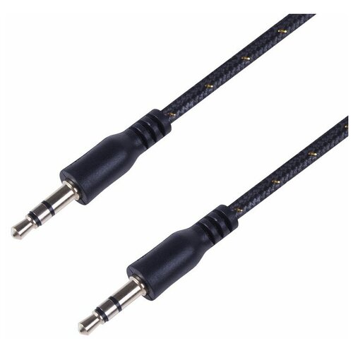 Кабель Aux 3.5 mm Jack - 3.5 mm Jack 0,6м, черный (ACH-AUX-60) AIRLINE