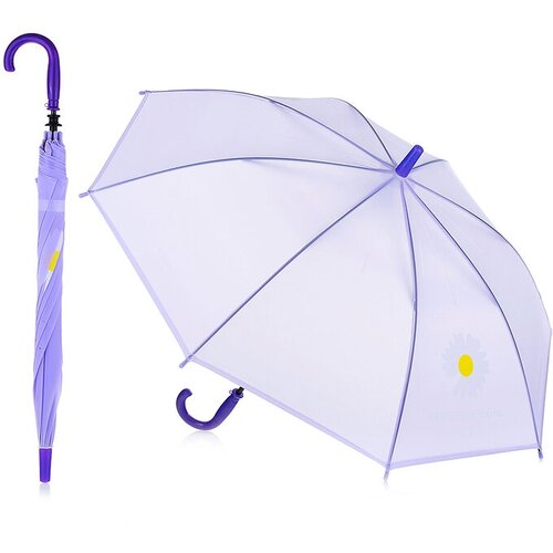 Зонт детский с ромашкой (45см.) сиреневый
