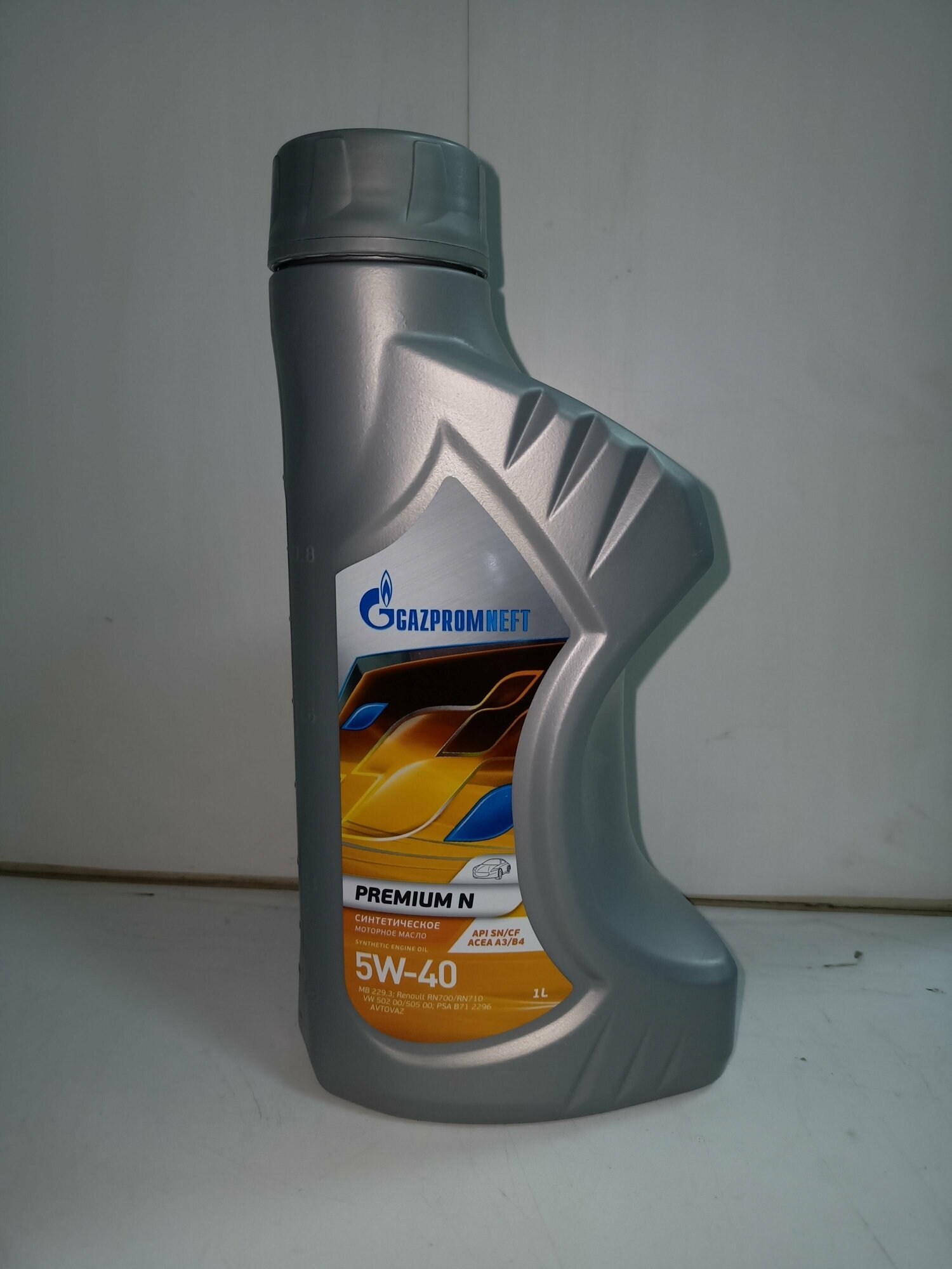 Полусинтетическое моторное масло Газпромнефть Premium N 5W-40, 1 л, 1 .