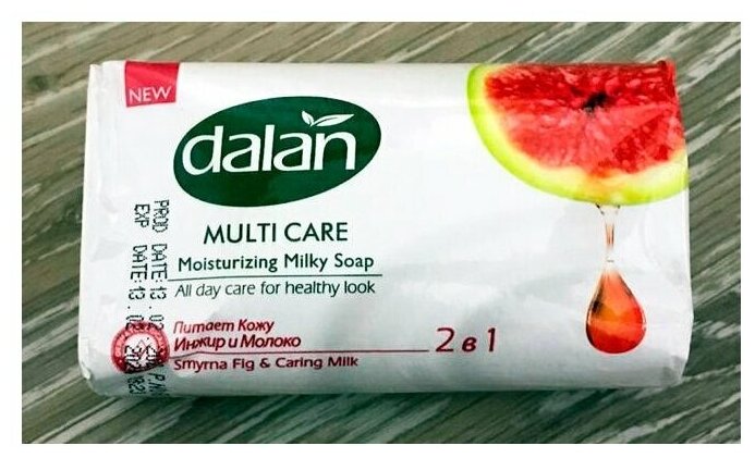 Мыло dalan multi care инжир и молоко 150г