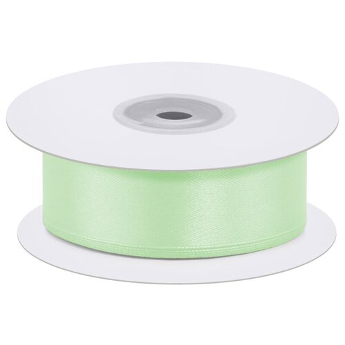 фото Лента атласная (0,7 см*22,85 м) нежно-зеленый, 1 шт. дон баллон