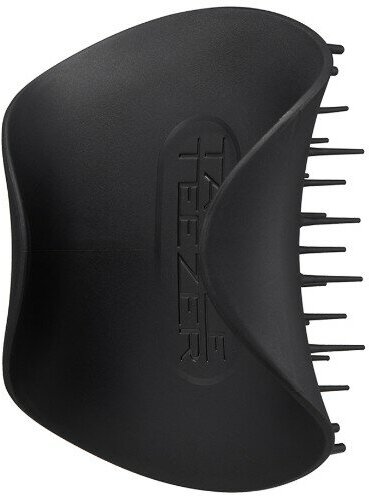 Щетка для массажа головы Tangle Teezer The Scalp Exfoliator and Massager Onyx Black, 8.5 см.