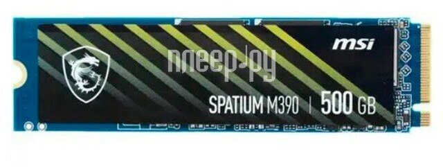 Накопитель SSD MSI Spatium M390 NVME M.2 500Gb - фото №19