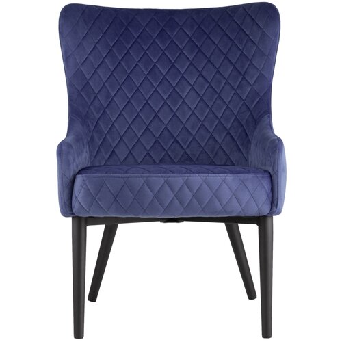 фото Кресло ститч, вельвет королевский синий stool group