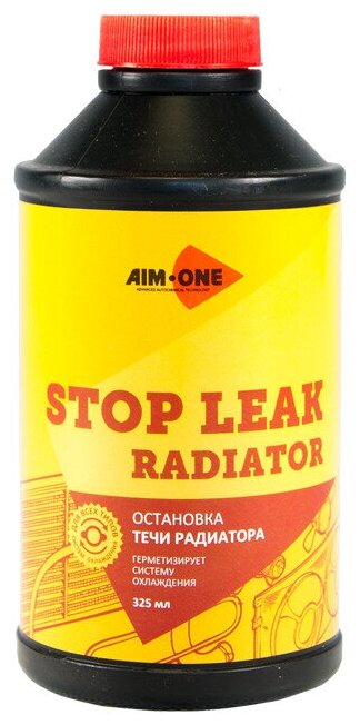 Стоп-течь радиатор AIM-ONE 325 мл (жидкость). Stop leak radiator 325ML SL-340