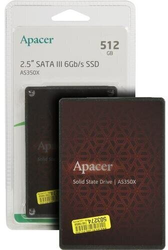 SSD Apacer AS350X Panther 512 Гб AP512GAS350XR-1