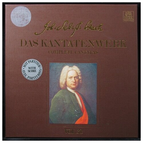 Виниловая пластинка Telefunken Nikolaus Harnoncourt – Bach. Das Kantatenwerk BWV 124-127 - Vol. 31 (2LP Box, + 2 booklets)