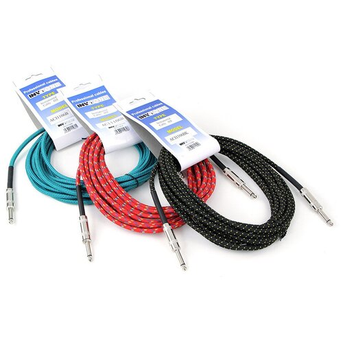 Кабель аудио 1xJack - 1xJack Invotone ACI1115BK 15.0m кабель аудио 1xjack 2xrca invotone aca1102 2 0m