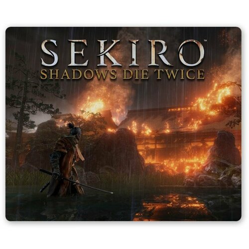 Коврик для мышки прямоугольный Sekiro: Shadows Die Twice Fire Fight