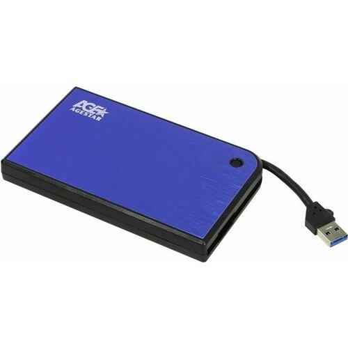 Корпус для жесткого диска AgeStar 3UB2A14 (BLUE) внешний бокс для hdd ssd agestar 3ub2p4c прозрачный