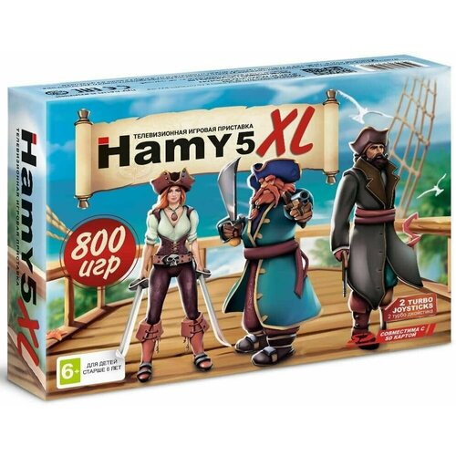 Игровая приставка Hamy 5 XL AV+HDMI (2в1 8+16 Bit) +800 игр