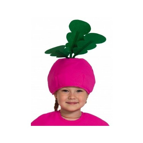 Редиска Шапочка детская карнавалофф головной убор швейный головной убор швейный шапка детская монстрик бирюзовый детская