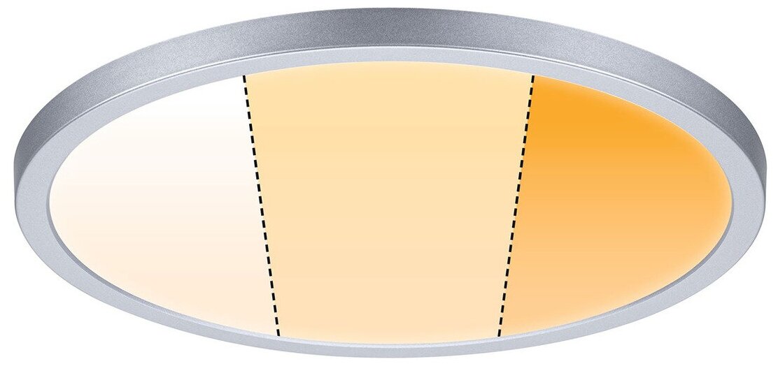 Панель встраиваемая Paulmann Areo VariFit D230мм 16Вт 1500лм 2000-4000K IP44 230В Хром Димм 92992