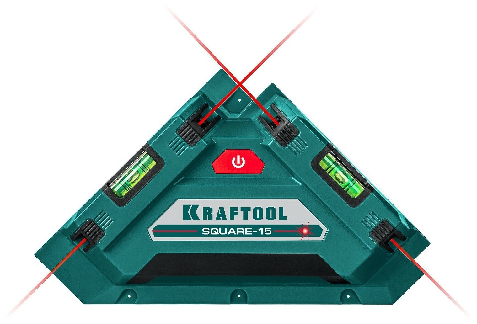 Угольник лазерный Kraftool Square-15 для кафеля, точность 0,2 мм/м, автоматическое выравнивание