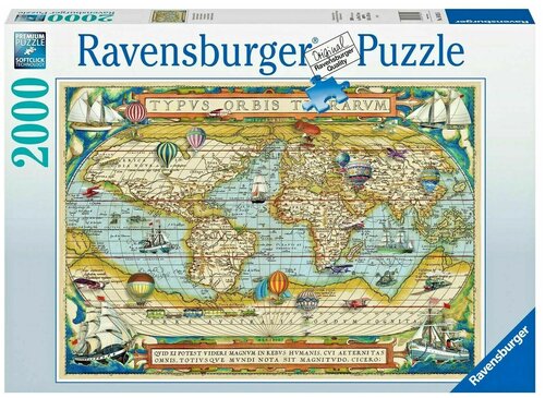 Пазл Ravensburger 2000 деталей: Вокруг света 168255
