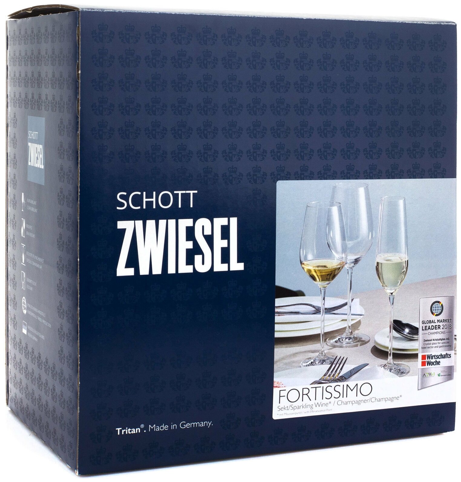 Набор из 6 фужеров для белого вина 420 мл SCHOTT ZWIESEL Fortissimo арт. 112 492-6