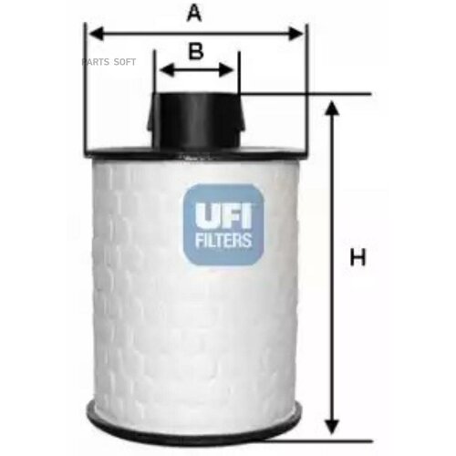 UFI 60 H2O00 Фильтр топливный FIATOPELCITROEN Diesel 1600₽