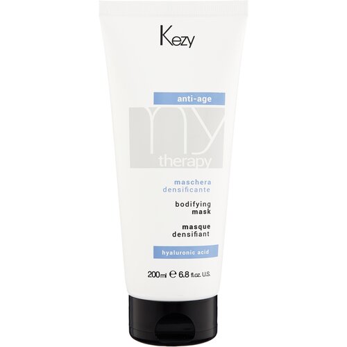 kezy anti age bodifying mask маска для придания густоты истонченным волосам 1000 мл KEZY Mytherapy Маска для придания густоты истонченным волосам с гиалуроновой кислотой, 230 г, 200 мл, туба