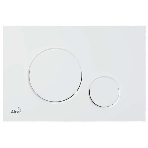 Кнопка управления для скрытых систем инсталляции, арт. M676, белый/матовый кнопка управления wasserkraft wh01 для скрытых систем инсталляции белый