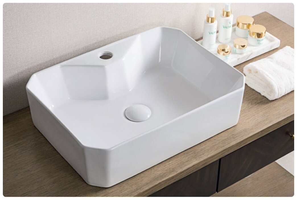 Belbagno Раковина накладная прямоугольная BB1387 Belbagno