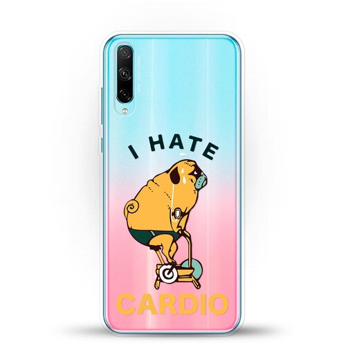 фото Силиконовый чехол не люблю кардио на honor 30i andy & paul