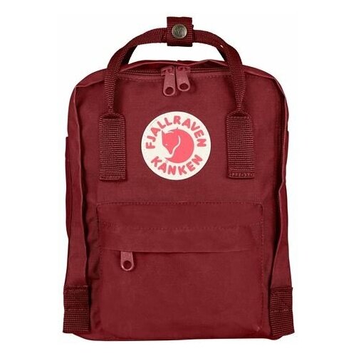 фото Fjallraven рюкзак kanken mini, темно-красный, 20х13х29 см, 7 л