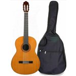 Комплект YAMAHA C40 гитара классическая + чехол для классической гитары - изображение