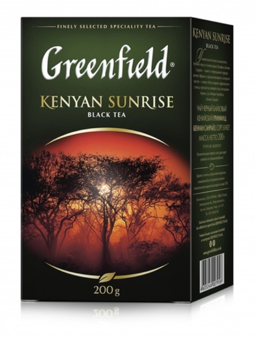 Чай черный листовой Greenfield Kenyan Sunrise (Гринфилд Кениан Санрайз), 200 г