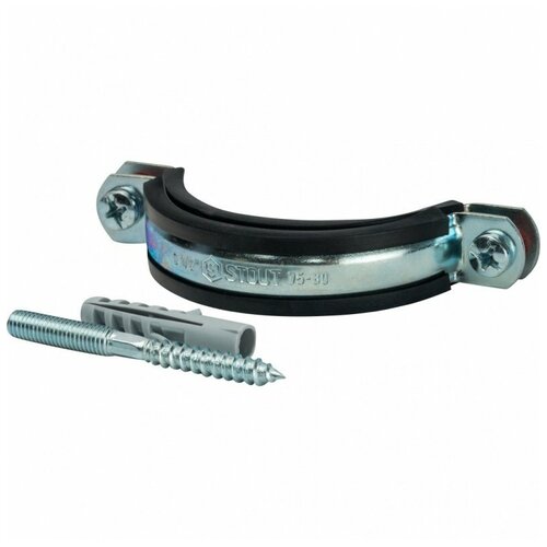 STOUT Хомут с шпилькой и дюбелем 2