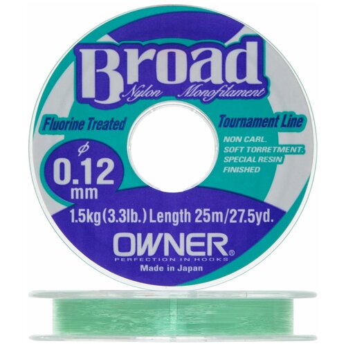 фото Леска owner broad зимняя 0.12мм 25м