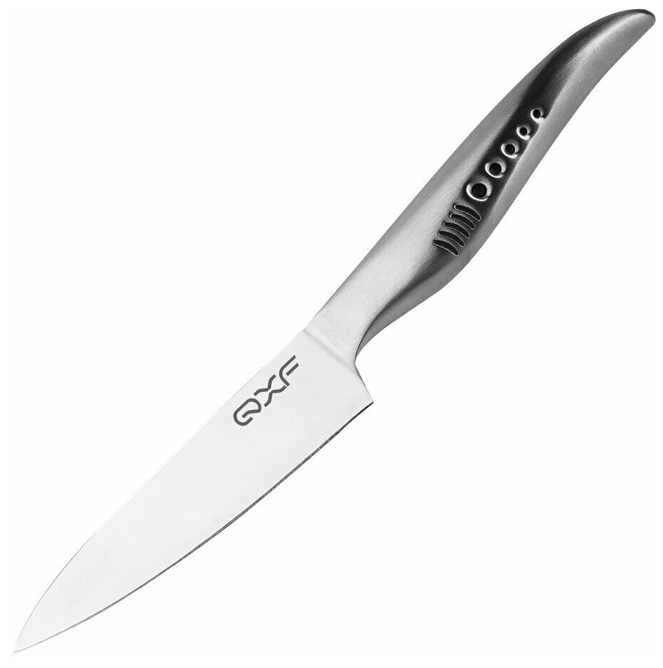 Кухонный нож (для овощей и фруктов), длина лезвия 9,5 см — Модель ножа серии «SHARK», R-5373 от «QXF».